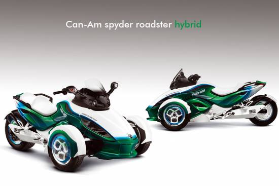 Hibridna tehnologija za BRP Can-Am spyder roadster