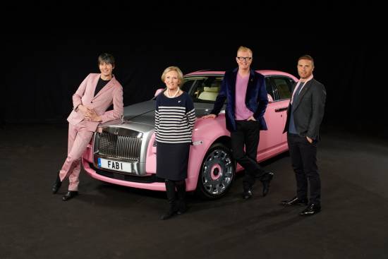 Pink rolls-royce za boj proti raku na dojkah